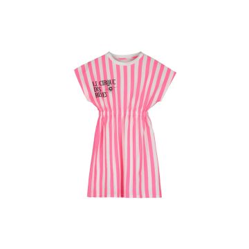 Little Creative Factory Soft Pink Striped Dress Pink/Cream