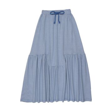 Kin+Kin Striped Midi Skirt