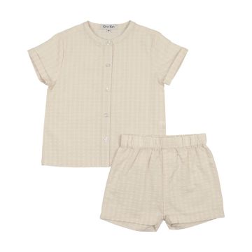 Kin+Kin Boys Round Neck Shirt + Shorts