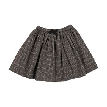 Kin+Kin GIRLS GATHERED SKIRT Plaid