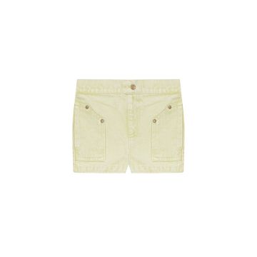 Kix Pocket Detail Denim Shorts Washed Mint