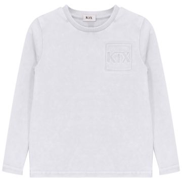 Kix Embossed Logo Tshirt White