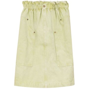 Kix Pocket Detail Skirt Washed Mint