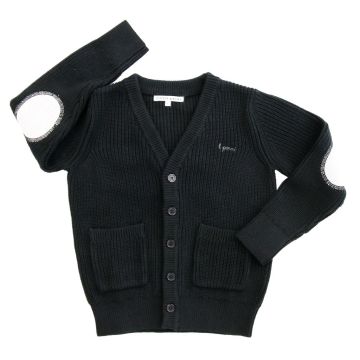 Little Parni Boys Patch Cardigan