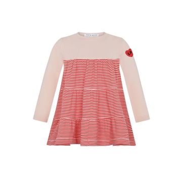 Little Parni Varsity Tiered Dress