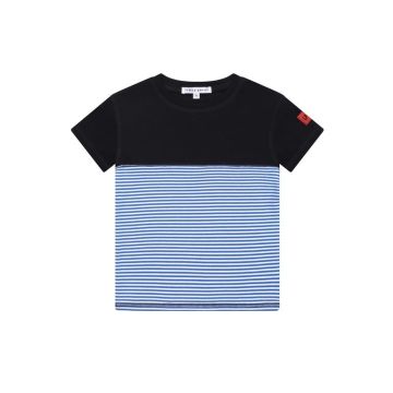 Little Parni Striped Boys Crewneck Tshirt