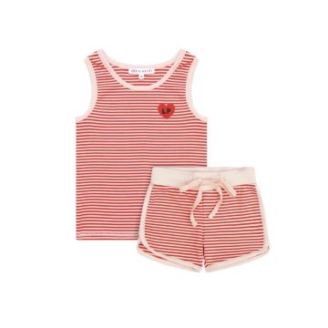 Little Parni Striped Tank Set