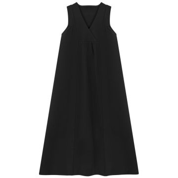 KIX V DETAIL MAXI DRESS BLACK