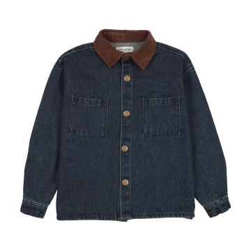 Kin+Kin Chambray Pocket Shirt Midnight Blue