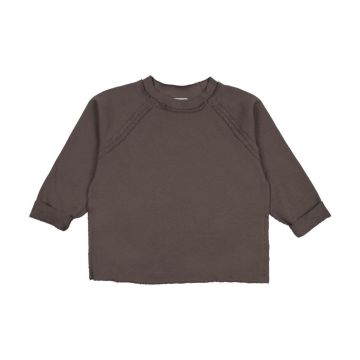 Kin+Kin RAGLAN SLEEVE RAW EDGE SWEATSHIRT