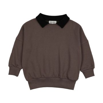 Kin+Kin CONTRAST COLLAR SWEATSHIRT