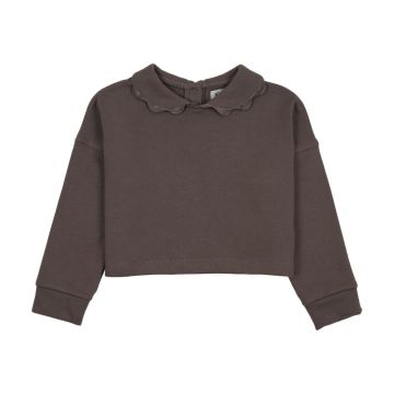 Kin+Kin LACE EDGE COLLAR SWEATSHIRT