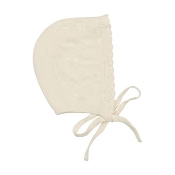 Lilette KNIT COLLAR RUFFLE BONNET