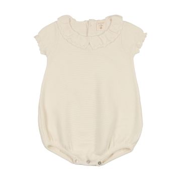 Lilette KNIT COLLAR RUFFLE ROMPER