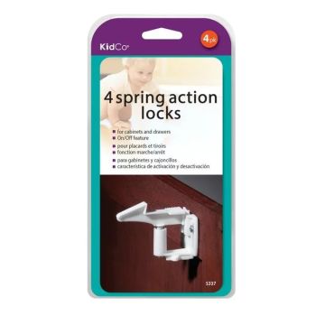 Kidco Spring Action Locks 4 pk