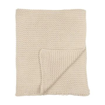 Mema Knits Super Chunky Knit Blanket Natural