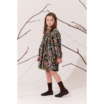 Klai Green Krinkle Velvet Dress