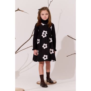 Klai Black Wool Flower Jumper