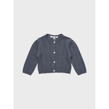Louisiella Baby Kelsea Knit Cardigan Deep Blue 