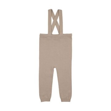Peluche Knit Suspender Leggings