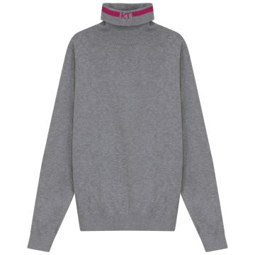 KIX LOGO DETAIL TURTLENECK Grey