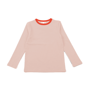 Bopop Color Block Pink Tee with Trim