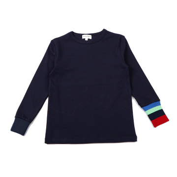Bopop Striped LS Tee