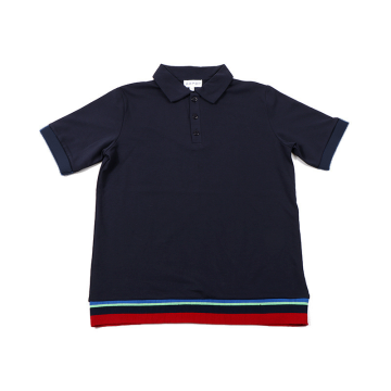 Bopop Striped Boys Polo