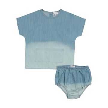 Bopop Denim Ombre Toddler Set