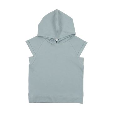 Bopop Scallop Lt Blue Tee with Hood