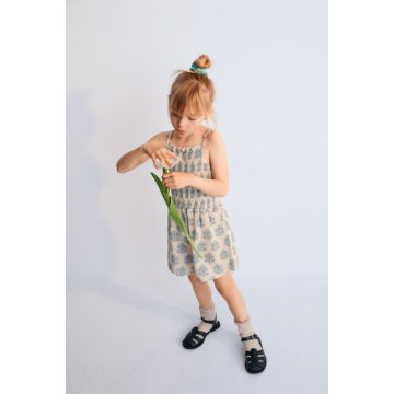 The New Society Kyra Special Dress Lavander Print