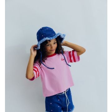 The New Society Canna T-Shirt Pink Lavander