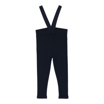 Lil Legs SUSPENDER LEGGINGS Navy