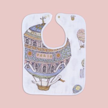 Atelier Choux hot air ballon large bib
