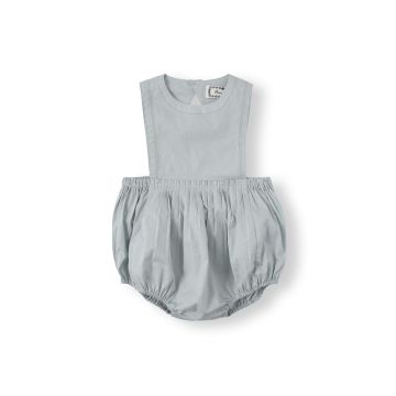 Bene Bene BABY)Leaf Stitch Soft Apron Romper Light Blue