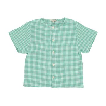 Bebe Organic Leo Shirt Mediterranean Check