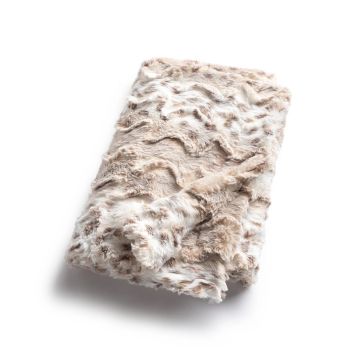 Zandino Plush Baby Blanket Leo Taupe