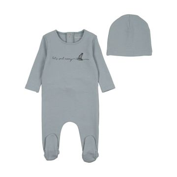 Bee and Dee Let's Go Footie+Beanie