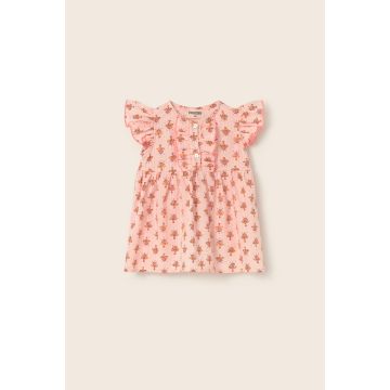 Cozmo Indian Flower Print Baby Dress