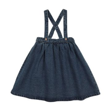 Lil Legs Denim Suspender Jumper