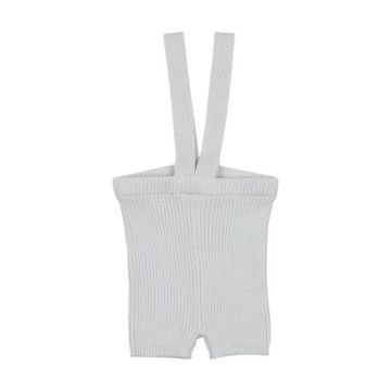 Lil Legs Knit Short Suspender Leggings