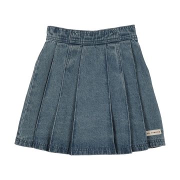 Analogie Denim City Pleated Skirt