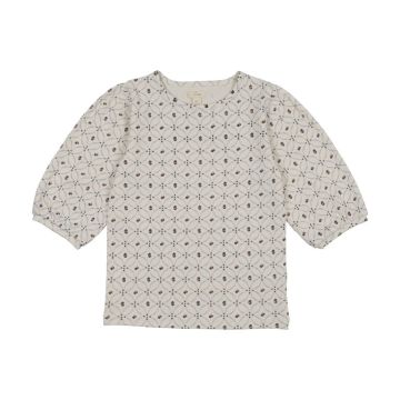Lil Legs Puff Sleeve 3/4 Sleeves Tee