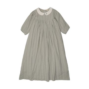 Lil Legs Embroidered Collar Maxi