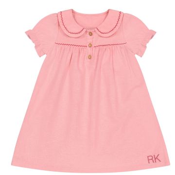 RetroKid Lila Ric Rac Dress pink