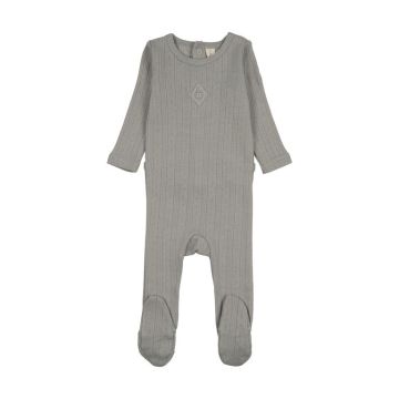 Lilette Geo Floral Embroidered Footie