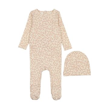 Lilette ALL OVER FLORAL FOOTIE SET