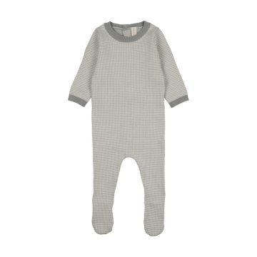 Lilette Two Tone Knit Footie