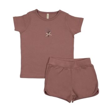 Lilette Bouquet Graphic SS Set with Shorts