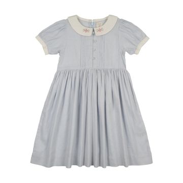 Analogie Embroidered Collar SS Dress